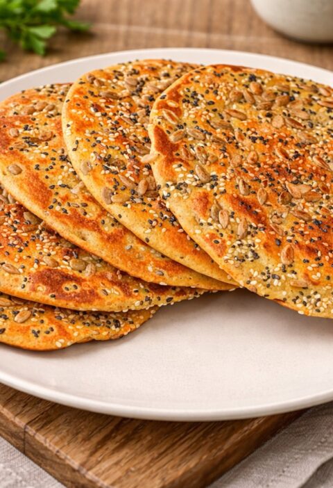 Herzhafter Haferflocken-Auflauf mit Käse