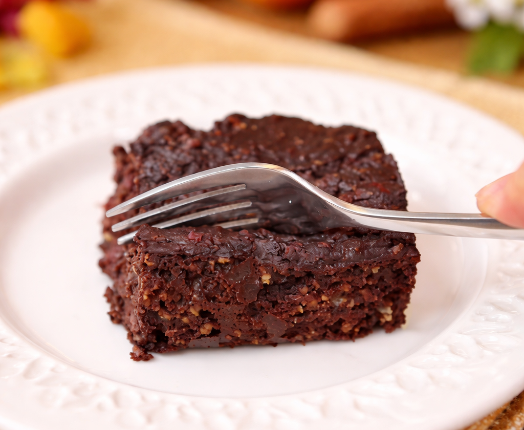 Schokoladige Beeren Baked Oats