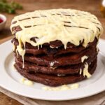 Gesunder Apfelkuchen mit Haferflocken und Banane