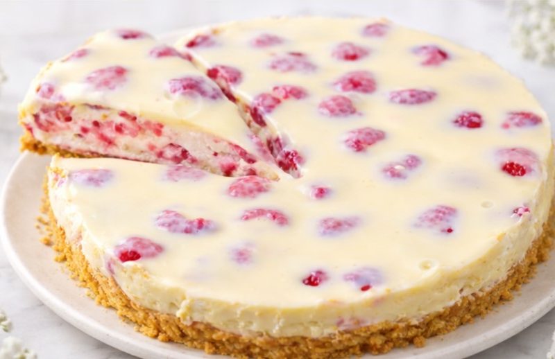 No-Bake Himbeer-Cheesecake – Kurzfassung
