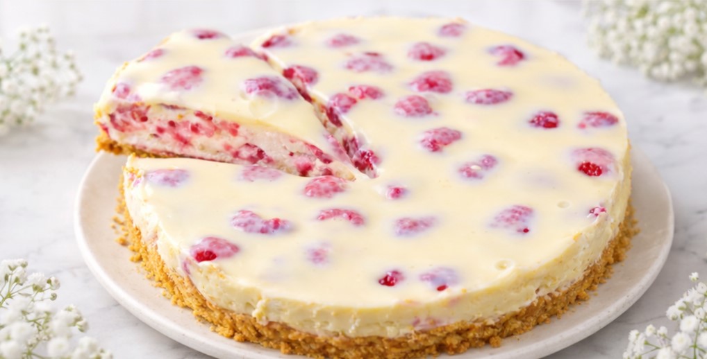 No-Bake Himbeer-Cheesecake – Kurzfassung