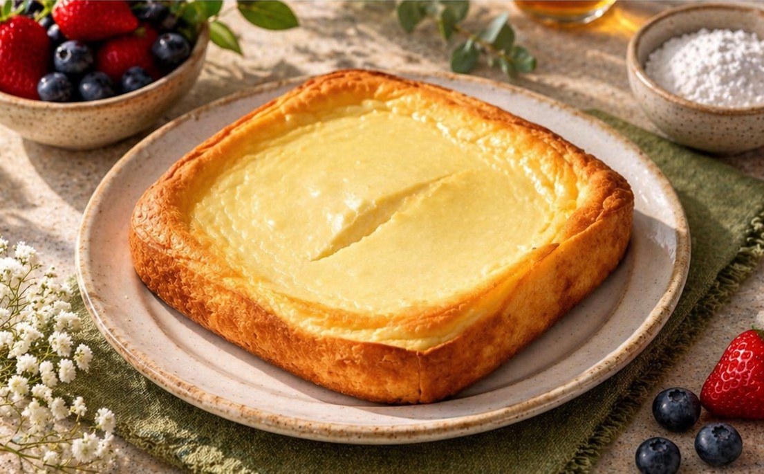 Cremiger Käsekuchen aus Quark im Airfryer