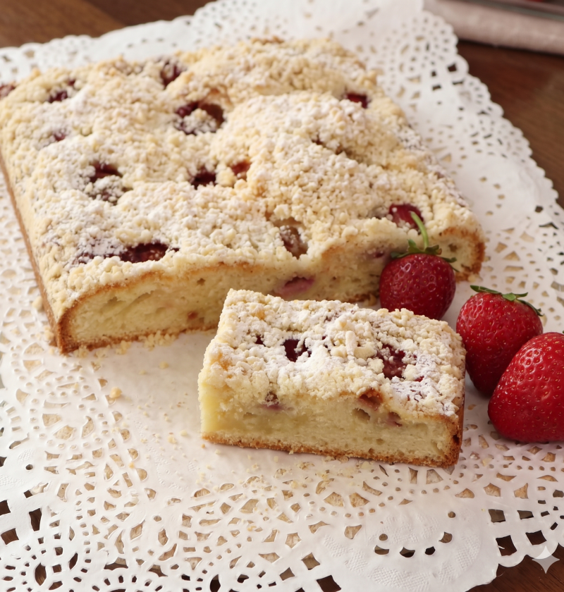 Italienischer Erdbeerkuchen