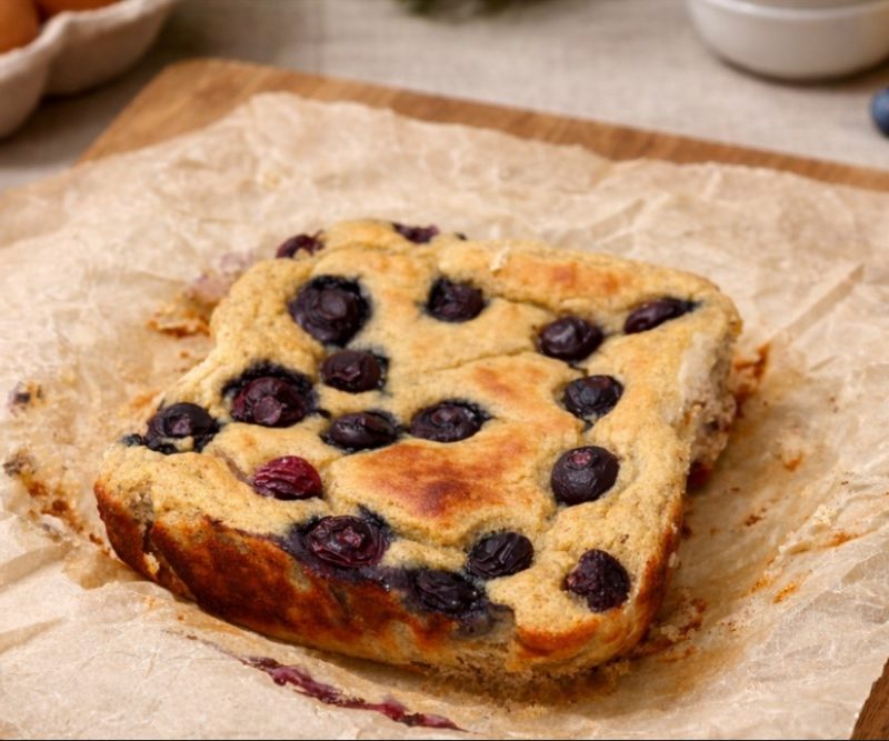 Gesunder Blaubeer-Kichererbsen-Auflauf