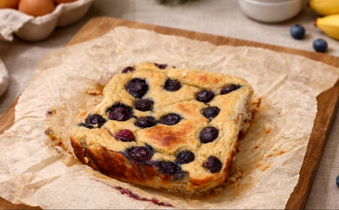 Gesunder Blaubeer-Kichererbsen-Auflauf