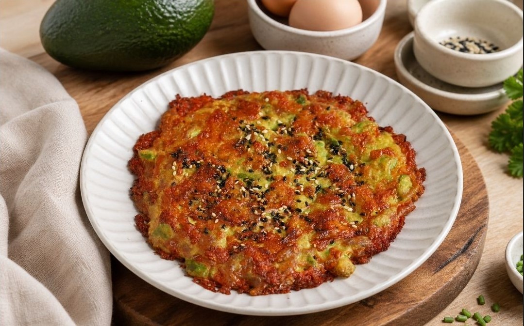 Knusprige Avocado-Käse-Taler