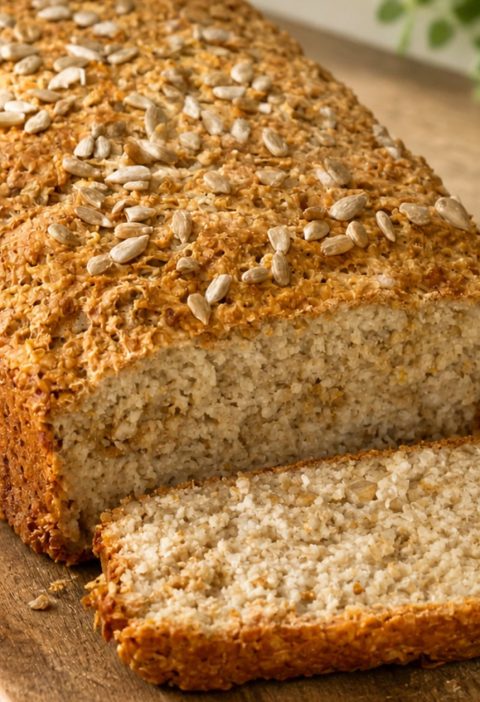 Einfaches Joghurt-Haferflocken-Brot