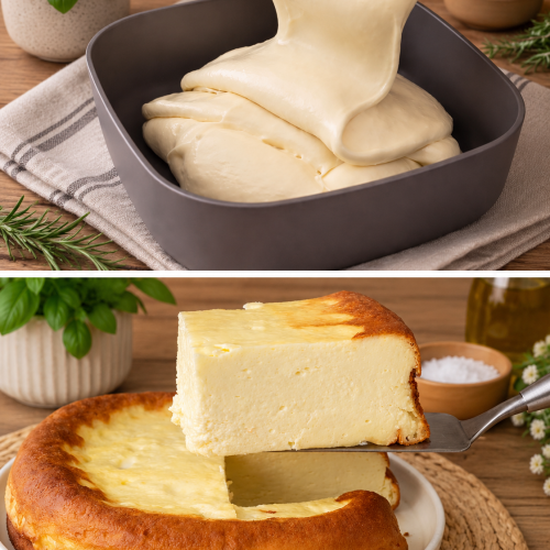 Cremiger Hüttenkäse-Käsekuchen aus dem Airfryer