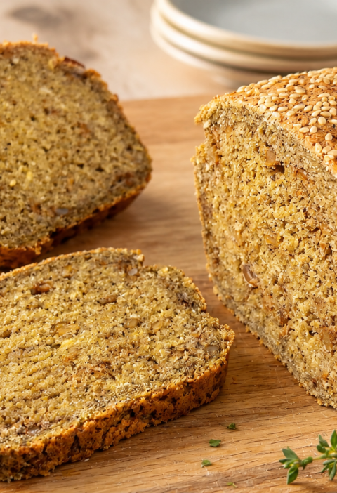 Rotes-Linsen-Brot ohne Mehl