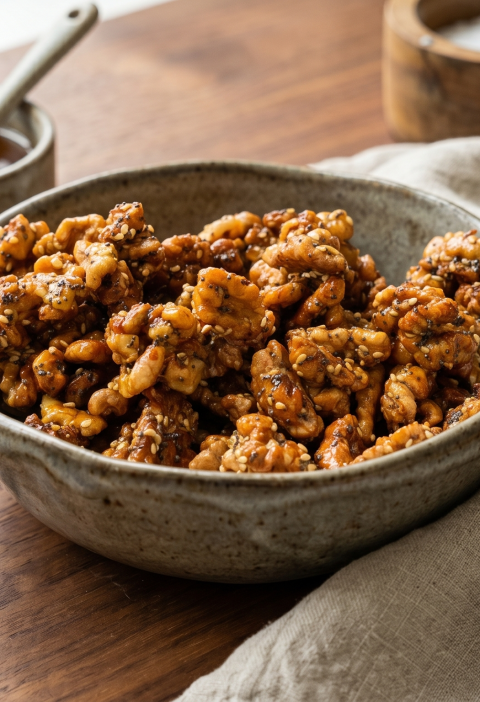 Honig-Walnuss-Happen aus dem Airfryer