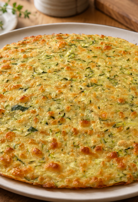 Zucchini-Hafer-Käse-Auflauf