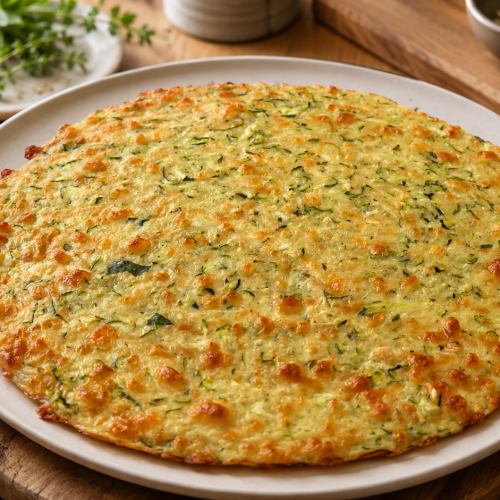 Zucchini-Hafer-Käse-Auflauf