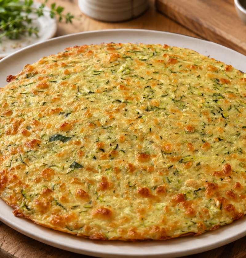 Zucchini-Hafer-Käse-Auflauf