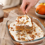 Saftiger Karottenkuchen mit Mandeln — leicht, aromatisch und perfekt gewürzt