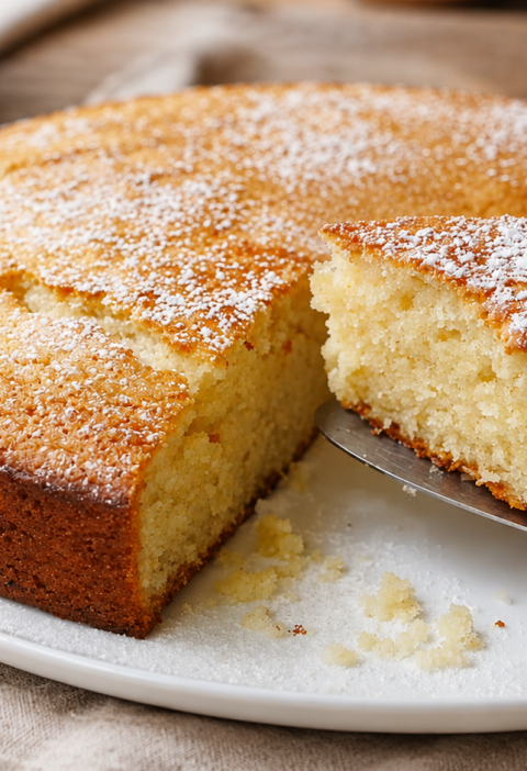 Saftiger Grießkuchen mit Kefir