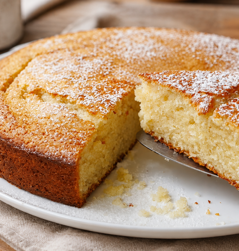Saftiger Grießkuchen mit Kefir