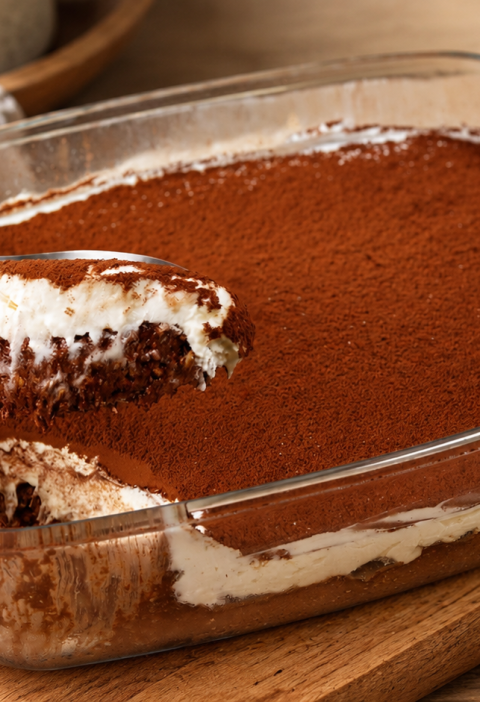 Tiramisu-Hafer-Dessert mit Banane