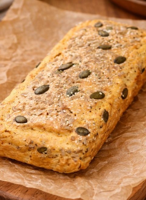 Herzhaftes Weißbohnenbrot ohne Mehl