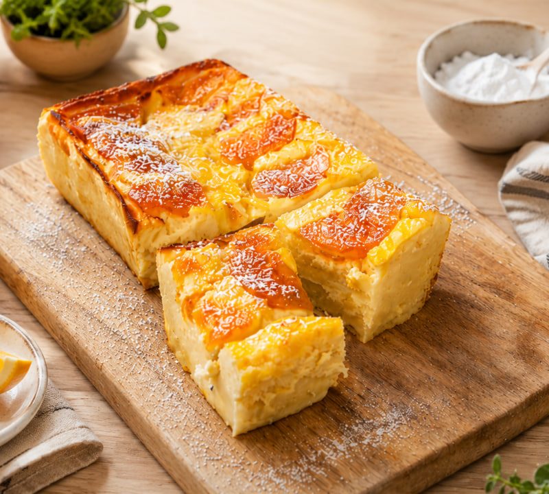 Leichter Joghurt-Mandarinen-Kuchen ohne Boden