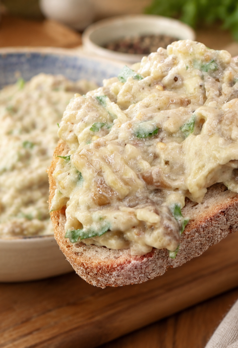 Rauchiger Auberginen-Dip mit griechischem Joghurt