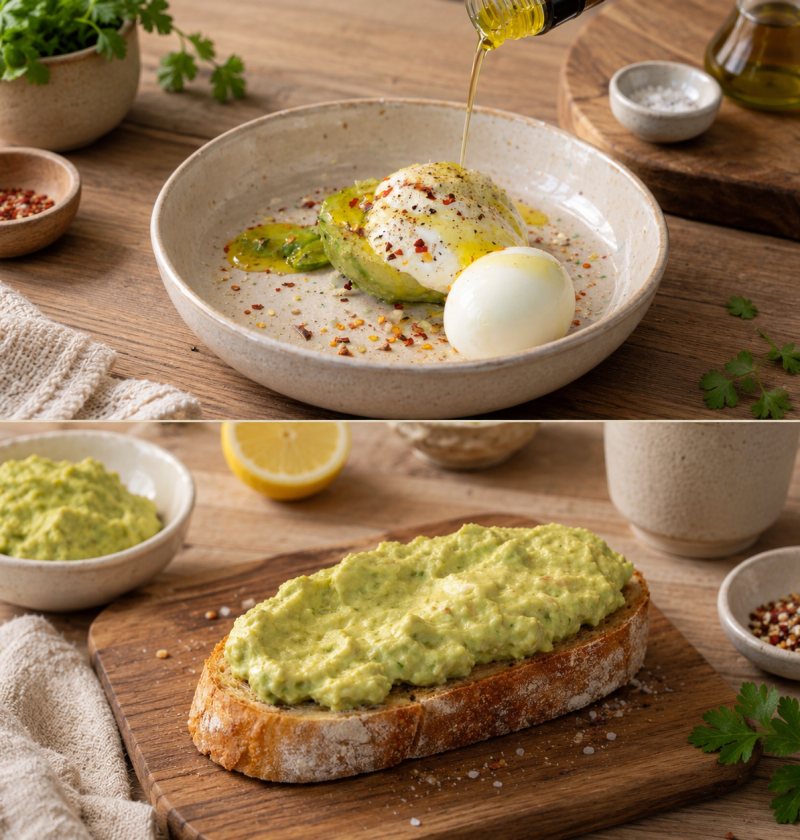 Cremiger Avocado-Ei-Salat mit griechischem Joghurt