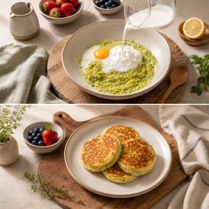 Saftige Avocado-Bananen-Pancakes