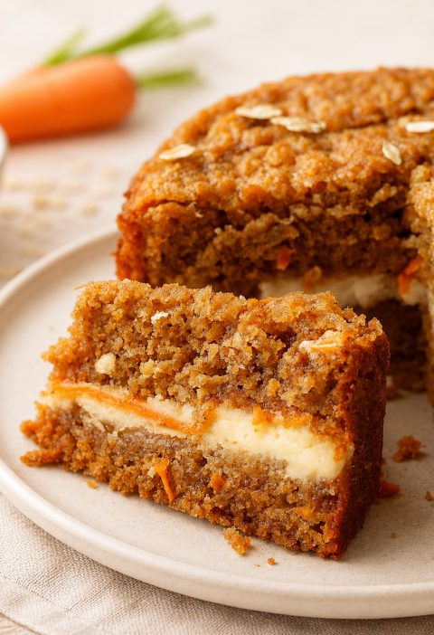 Easy Flourless Oatmeal Carrot Cake I