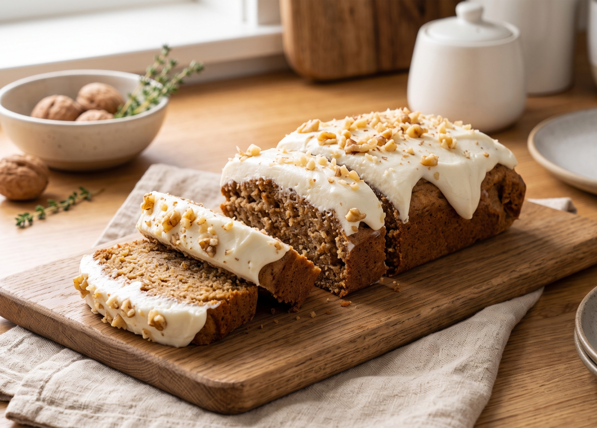 Karotten-Bananen-Brot mit Haferflocken