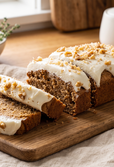 Karotten-Bananen-Brot mit Haferflocken