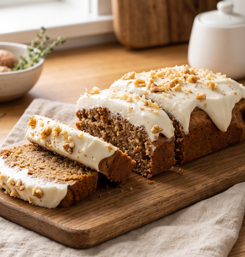 Karotten-Bananen-Brot mit Haferflocken