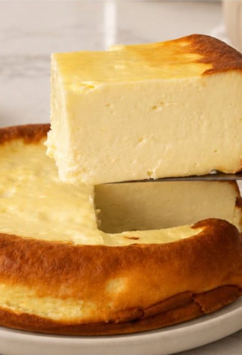 Cremiger Hüttenkäse-Cheesecake aus der Heißluftfritteuse