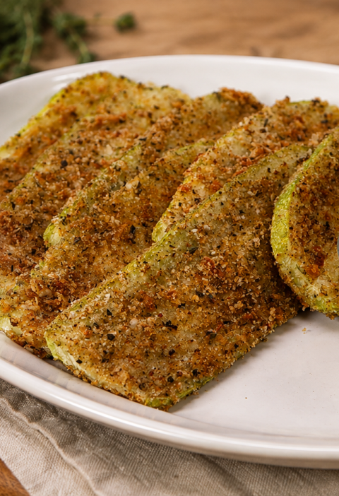 Knusprige Parmesan-Zucchini aus dem Ofen