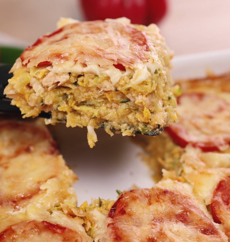Zucchini-Kartoffel-Hähnchen-Auflauf