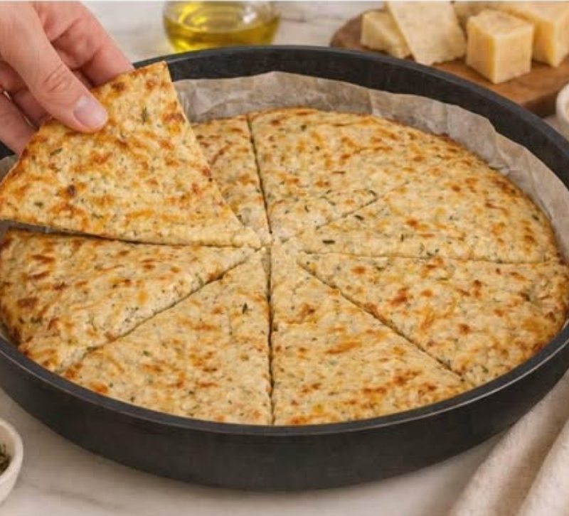 Ein schneller, herzhafter Haferflocken-Zwiebel-Auflauf mit Eiern, saurer Sahne und Mozzarella. Einfach, sättigend und perfekt als warme Mahlzeit, Snack oder Alternative zu herzhaften Fladen.